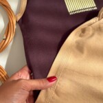 تاپ شلوارک اسپرت نوار دوزی بارکد