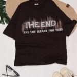 تیشرت لش باکسی پشت چاپ THE END