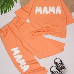 تیشرت با شلوار بگ mama