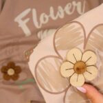 تیشرت شلوارک عمده دخترانه 2 گل برجسته